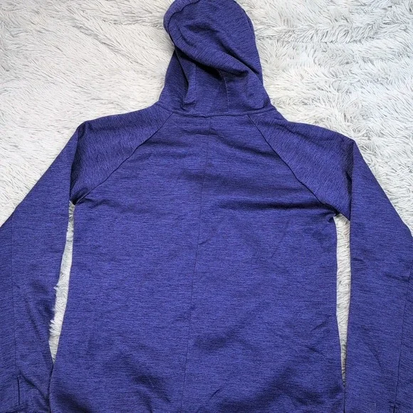 Under Armour Sweatshirt Womens M Purple Hoodie Cold Gear Zip Up Athletic Pockets - Picture 2 of 12